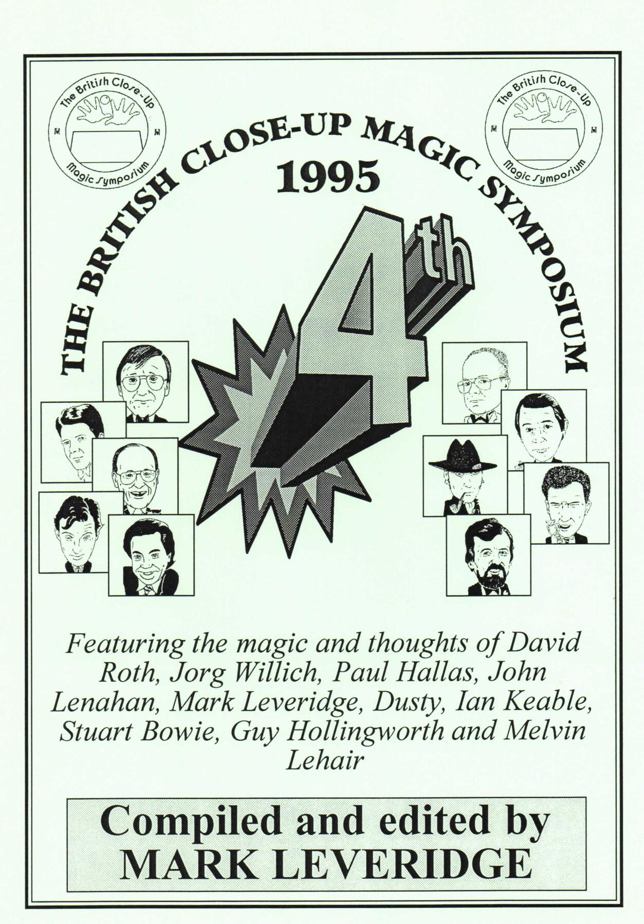 Mark Leveridge - 4th British Close-up Magic Symposium (1995)