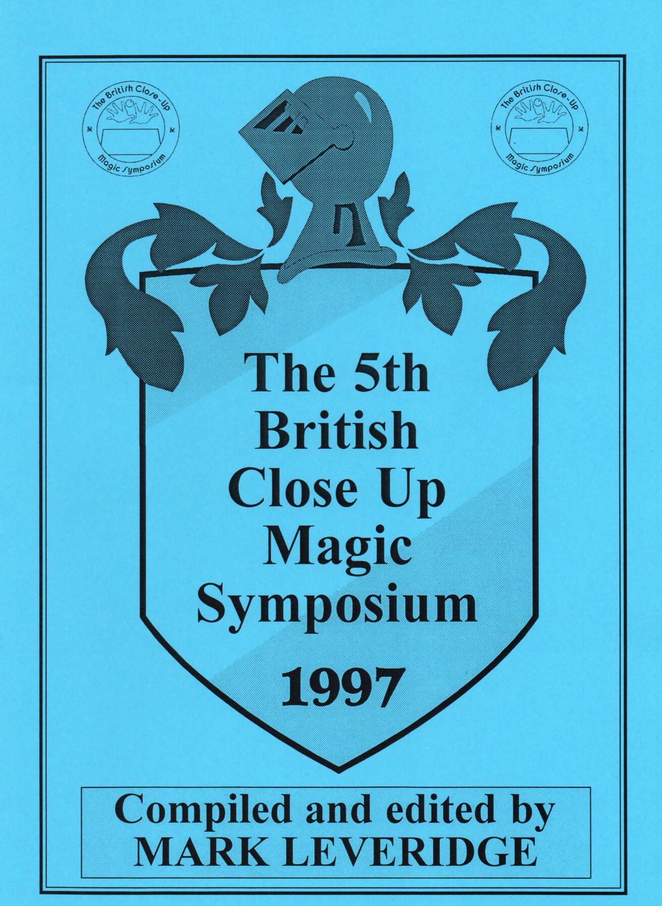 (image for) Mark Leveridge - 5th British Close-up Magic Symposium (1997)