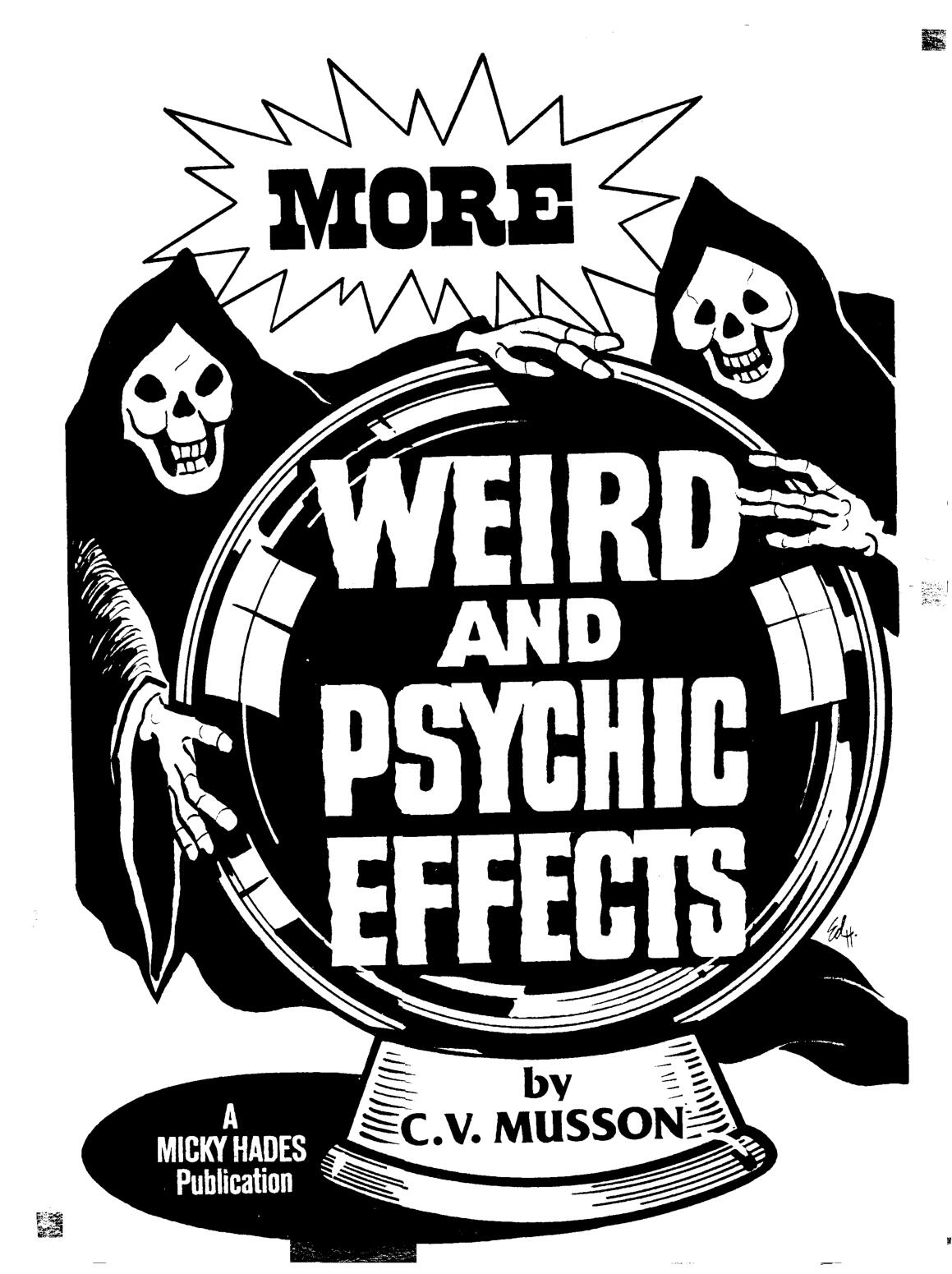 (image for) Clettis V. Musson - More Weird and Psychic Effects