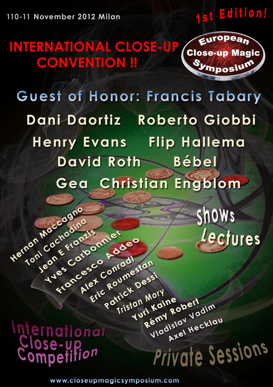 European Close-Up Magic Symposium: Close-Up Magic Symposium Volume 1
