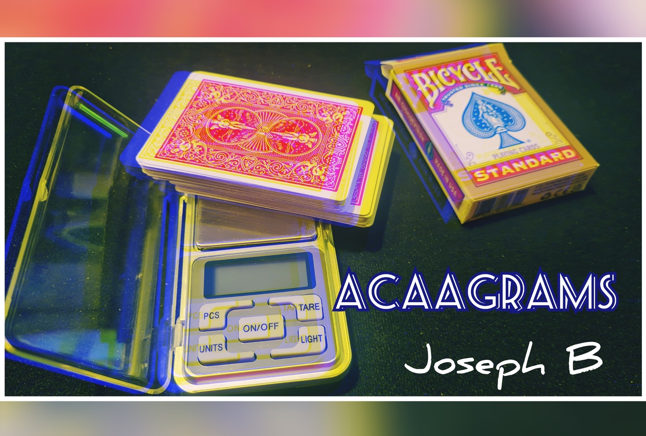 Joseph B. - Any Card At Any Grams - Acaagrams Second - Version