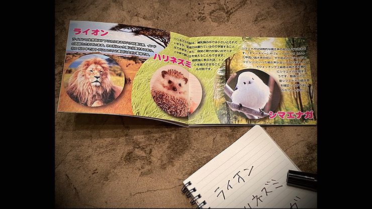 (image for) Tenyo Magic - Mentalist's Animal Photo Book (2024)