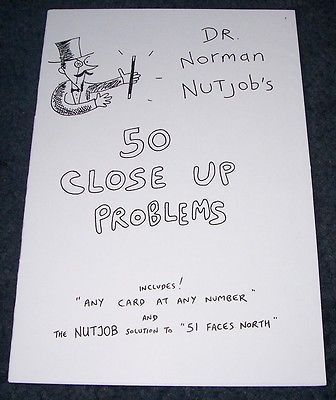 Jerry Sadowitz - Dr. Norman Nutjob's 50 Close Up Problems