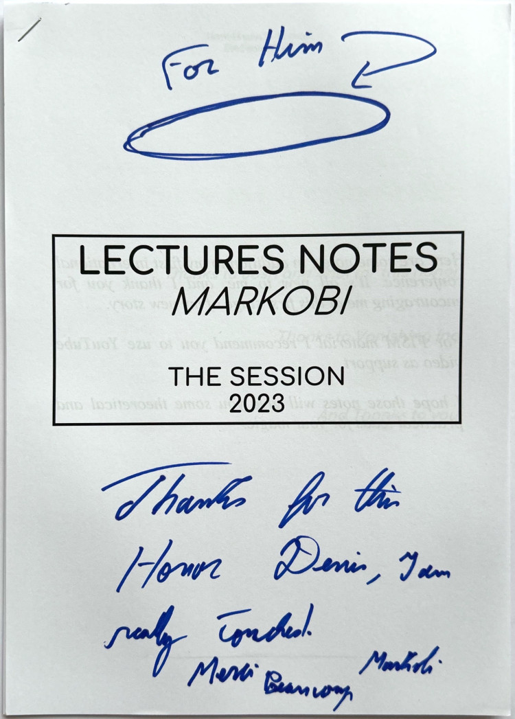 Markobi - Lecture Notes The Session 2023