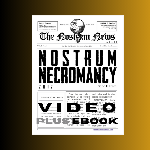 Docc Hilford - Nostrum Necromancy (2023 Video+PDF)