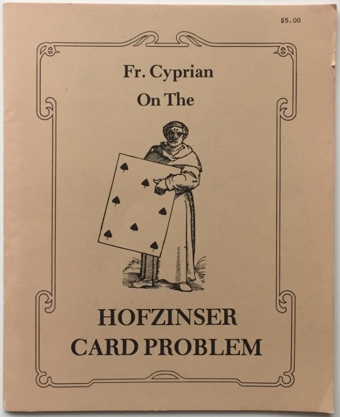 (image for) Karl Fulves - Fr Cyprian on the Hofzinser Card Problem