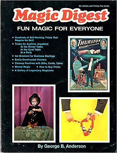 George B. Anderson - Magic Digest - Fun Magic For Everyone