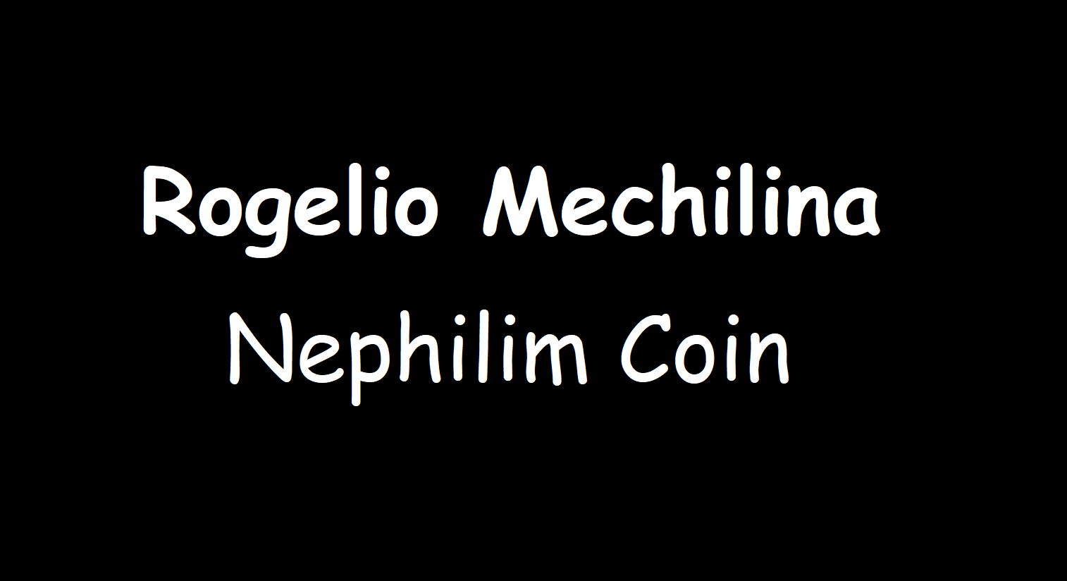 Rogelio Mechilina - Nephilim Coin