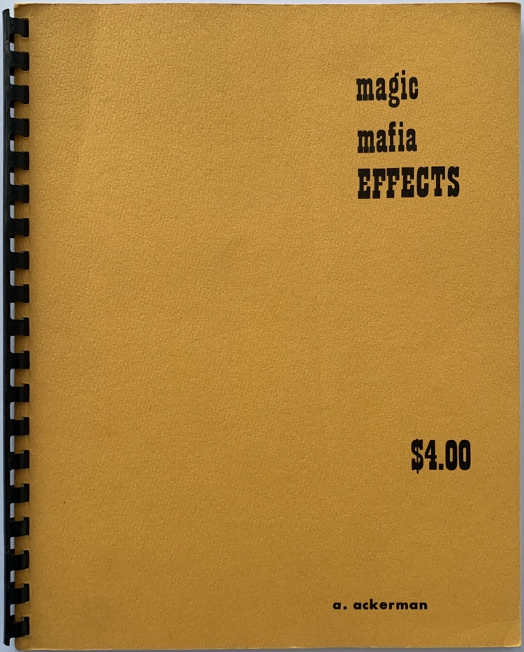Allan Ackerman - Effects From the Magic Mafia