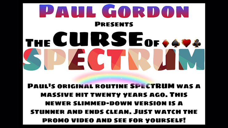 Paul Gordon - The Curse of Spectrum