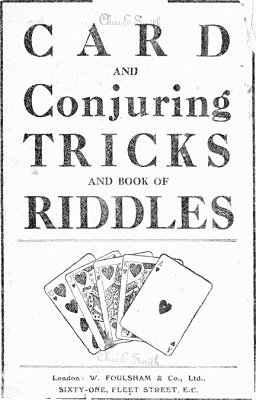 unknown - Card and Conjuring Tricks and Book of Riddles