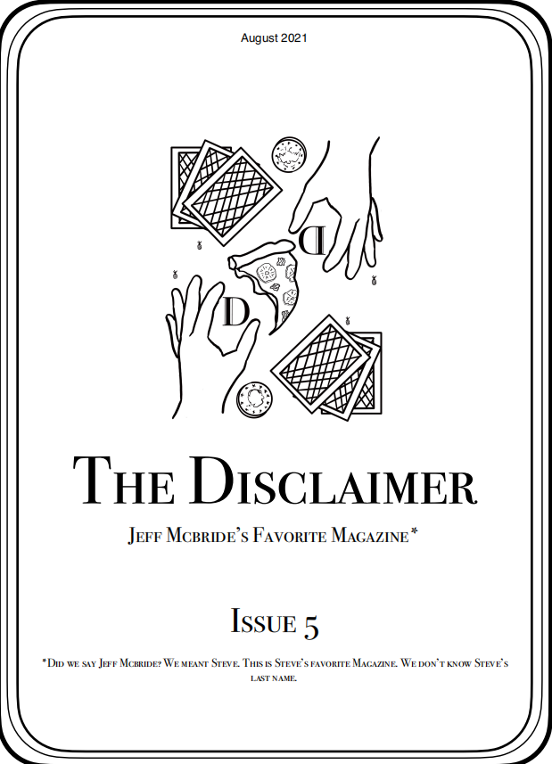 (image for) The Disclaimer Issue 5 (2021-08)