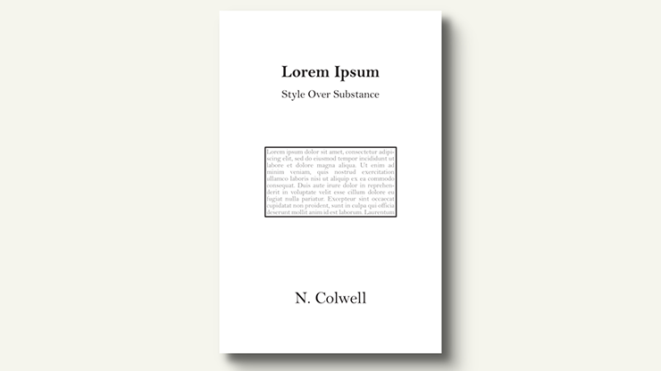 Nathan Colwell and N. Colwell - Lorem Ipsum