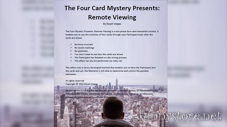 Boyet Vargas - The Four Card Mystery Presents: Remote Viewing