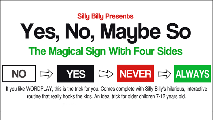Silly Billy - Yes, No, Maybe So