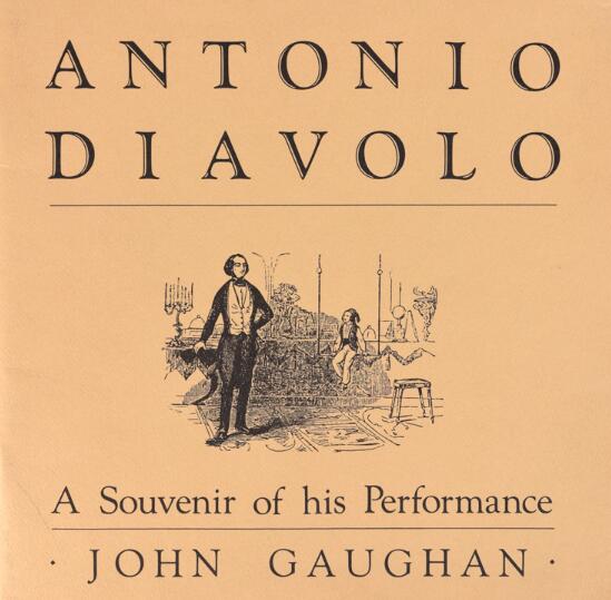 (image for) John Gaughan & Jim Steinmeyer - Antonio Diavolo A Souvenir of His Performance
