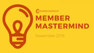(image for) Conjuror Community Club - Member Mastermind (November 2019)