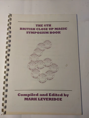 (image for) Mark Leveridge - 6th British Close-up Magic Symposium (1999)