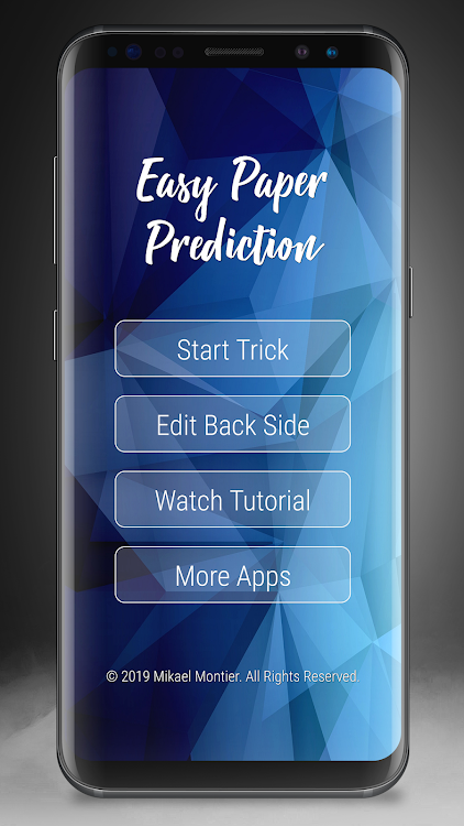 Michael Montier - Easy Paper Prediction (App for Android)