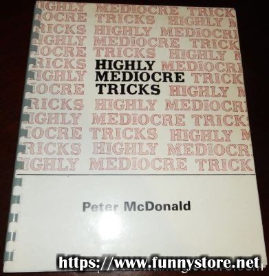 (image for) Peter McDonald - Highly Mediocre Tricks