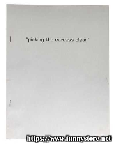 Bill Goodwin - Picking the Carcass Clean Lecture Notes