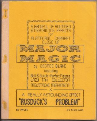 (image for) George Blake - Major Magic