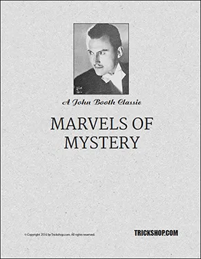 John Booth - Marvels of Mystery