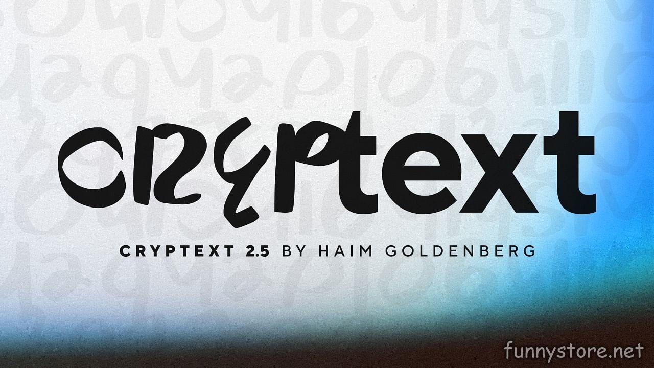 (image for) Haim Goldenberg - Cryptext 2.5 (Video+Fronts)