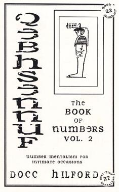 (image for) Docc Hilford - The Book of Numbers Vol. 2