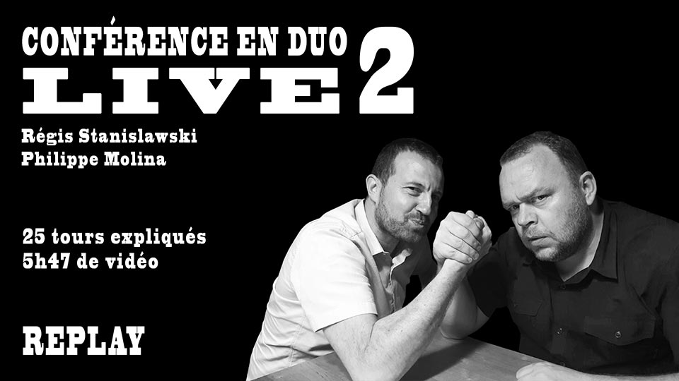 Philippe Molina & Stanislawski - Conférence Live en Duo N°2 (2021-07-09)