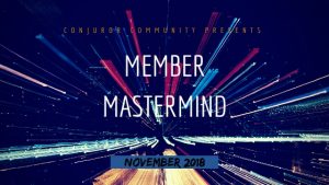 (image for) Conjuror Community Club - Member Mastermind (November 2018)