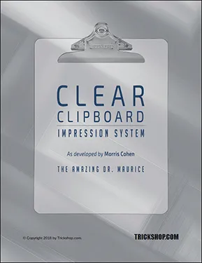 Morris Cohen - Clear Clipboard Impression System - Amazing Maurice