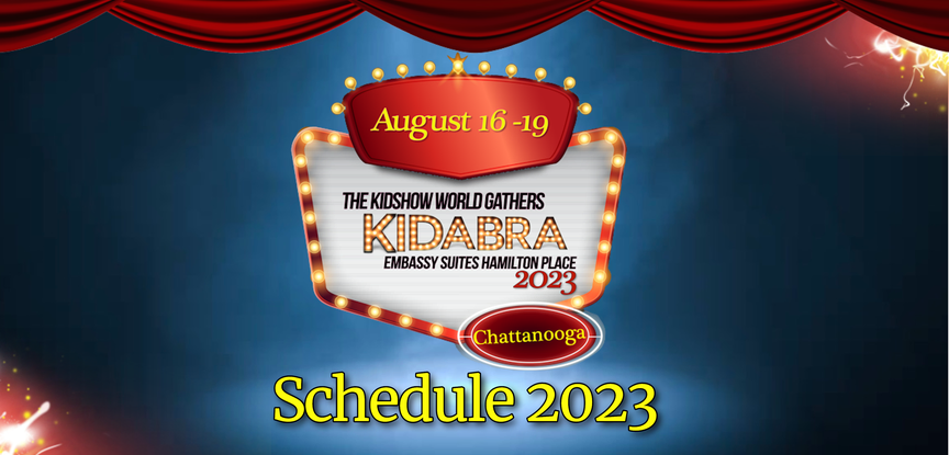 KIDabra Conference Schedule 2023 (August 16-19, 2023)