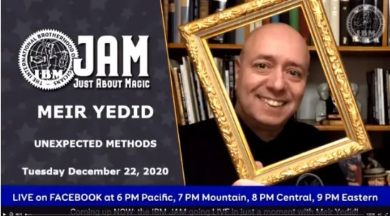 (image for) Meir Yedid - IBM JAM Unexpected Methods 2020