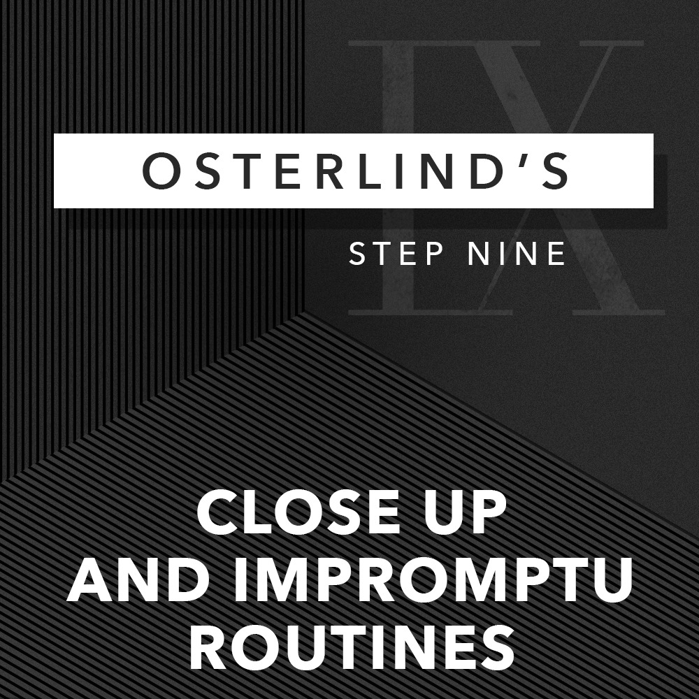 (image for) Richard Osterlind - Osterlind's 13 Steps: 9: Close Up and Impromptu Routines