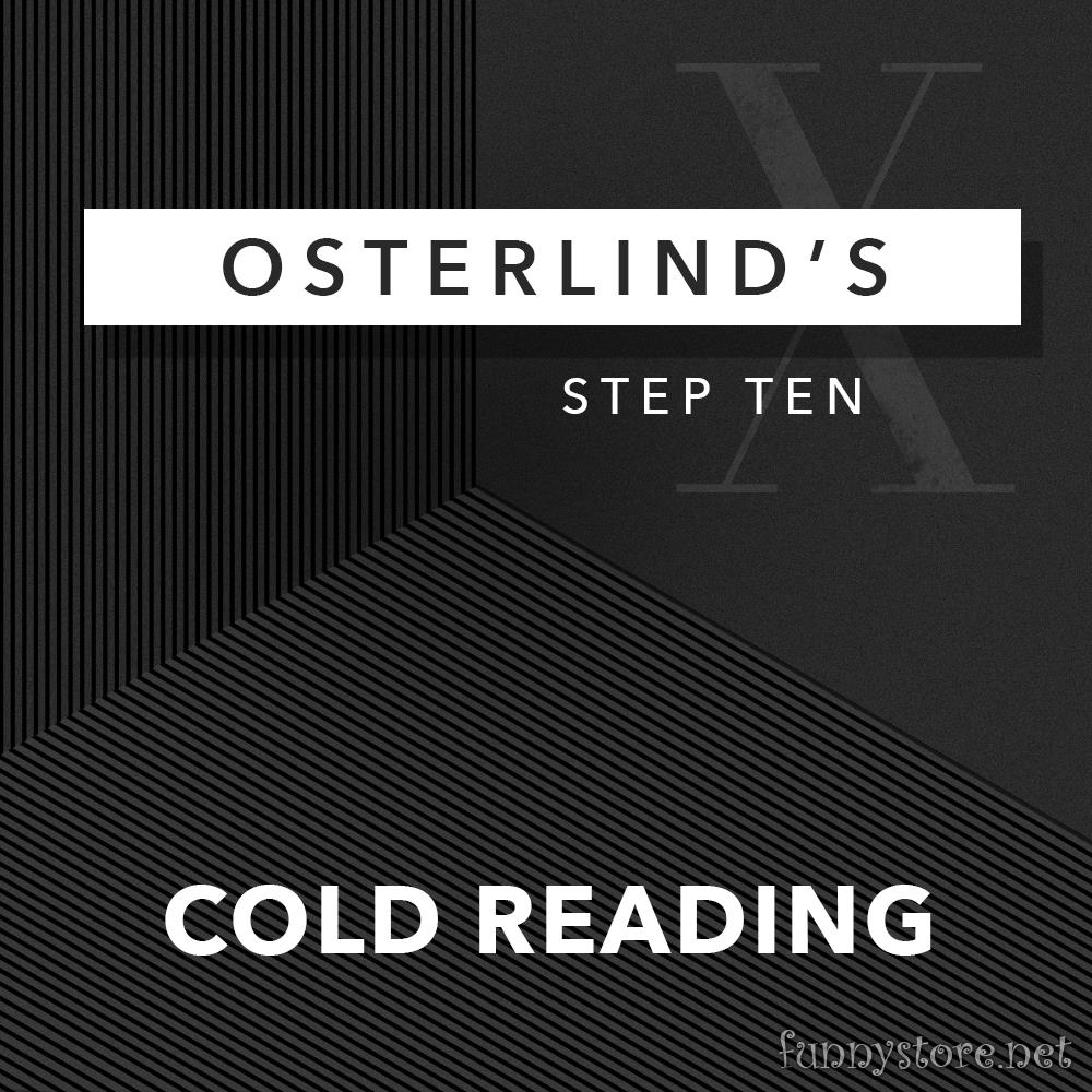(image for) Richard Osterlind - Osterlind's 13 Steps 10: Cold Reading