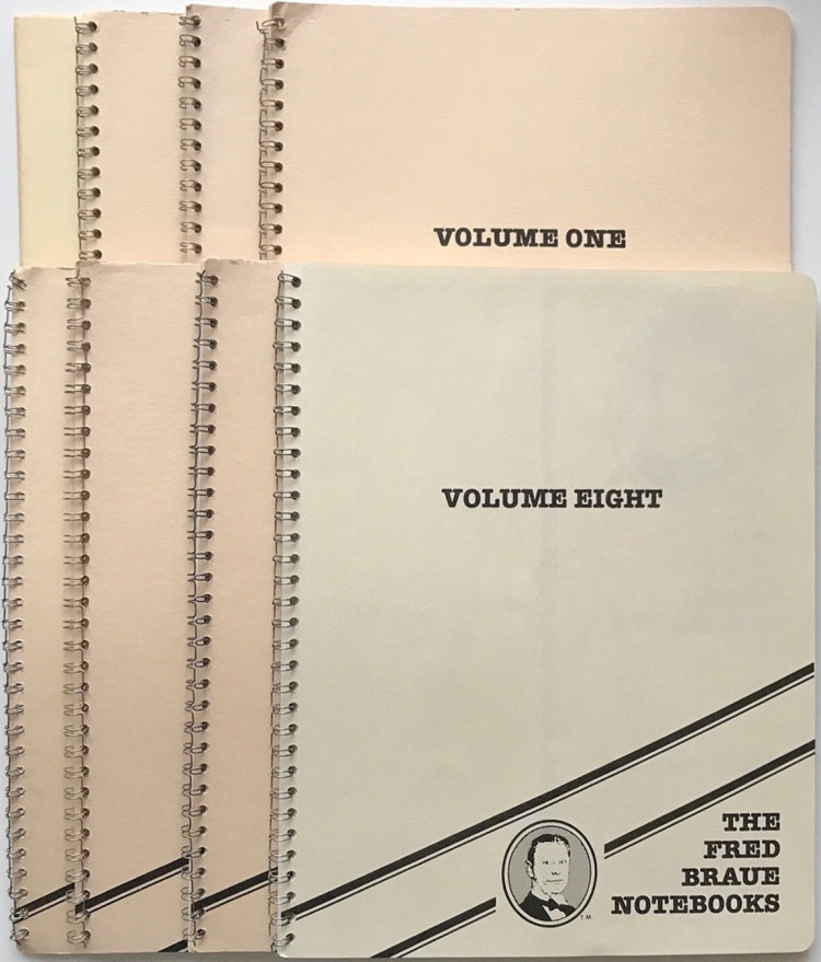(image for) Frederick Braue - The Fred Braue notebooks (1-8)