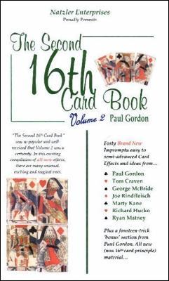 (image for) Paul Gordon - The Second 16th Card Book: Volume 2 (PDF)