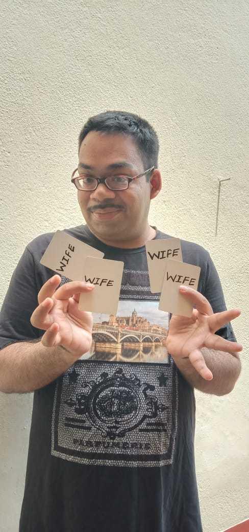 (image for) Magician Dibya Guha - Wifey: The wife disappearing trick (Video+PDF)