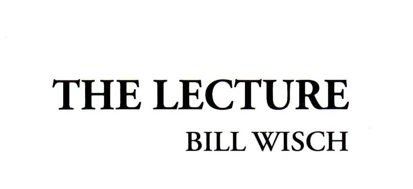 (image for) Bill Wisch - Slydini - The Lecture