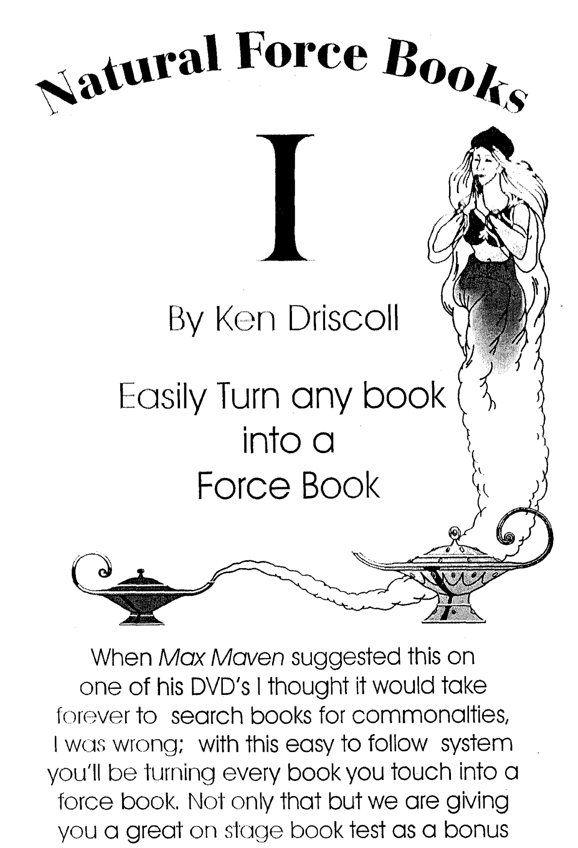 (image for) Ken Driscoll - Natural Force Books 1