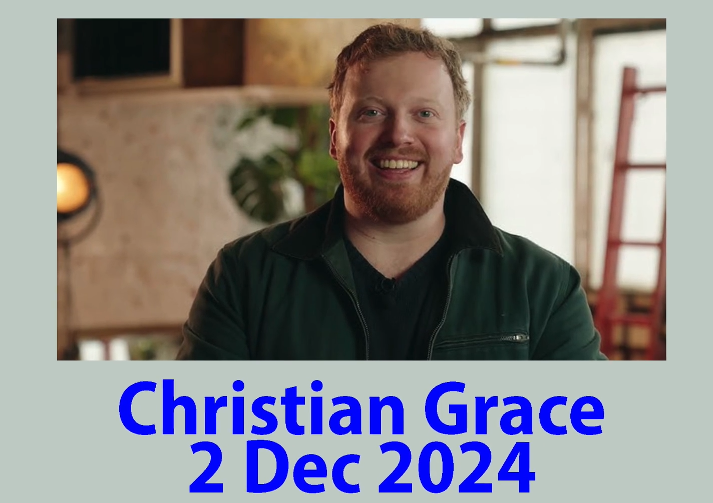 (image for) The Magic Circle Christian Grace (2 Dec 2024)