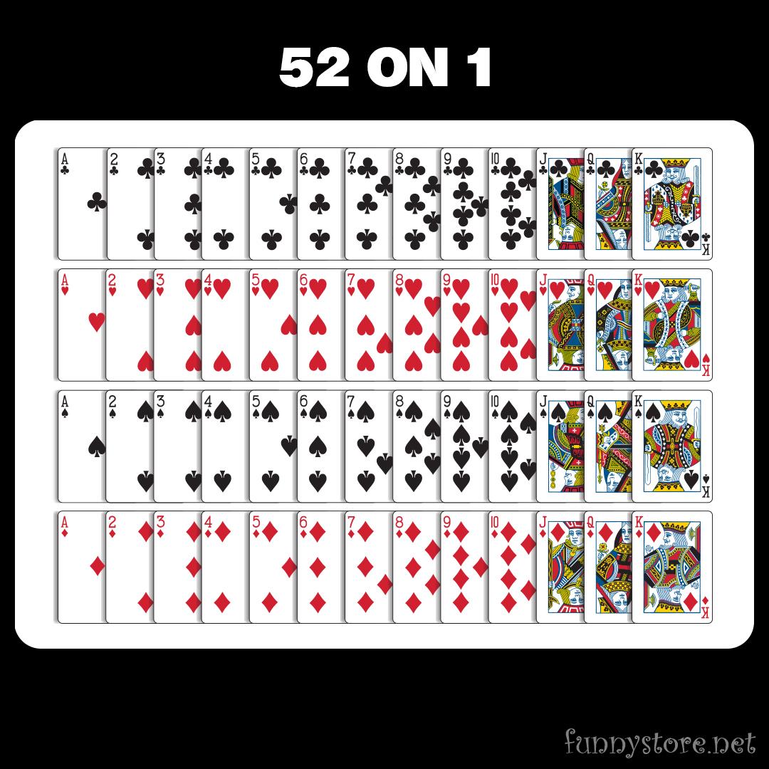 (image for) 52 on 1 Card