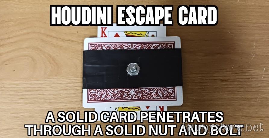 (image for) Alfonso Solis - Houdini Escape Card