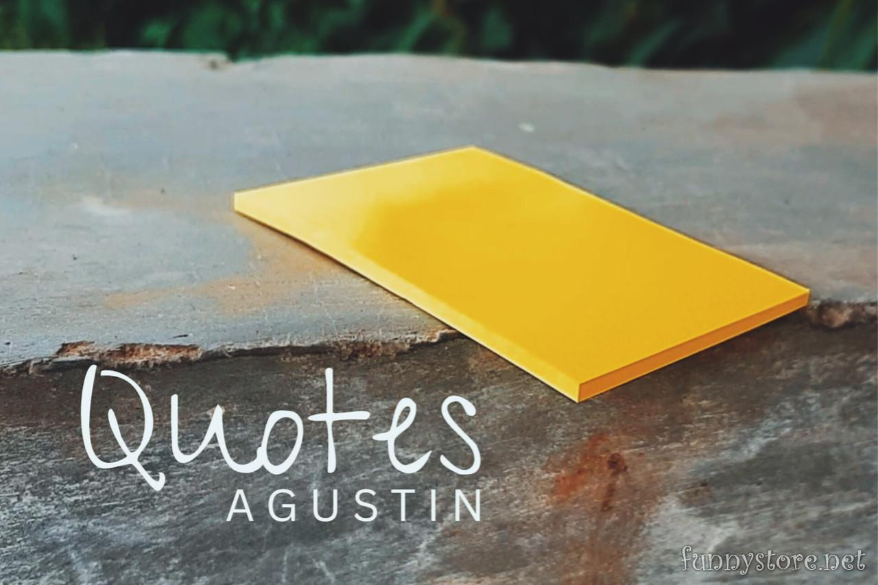 (image for) Agustin - Quotes