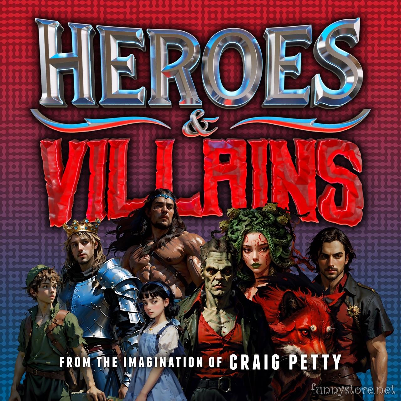 (image for) Craig Petty - Heroes & Villains
