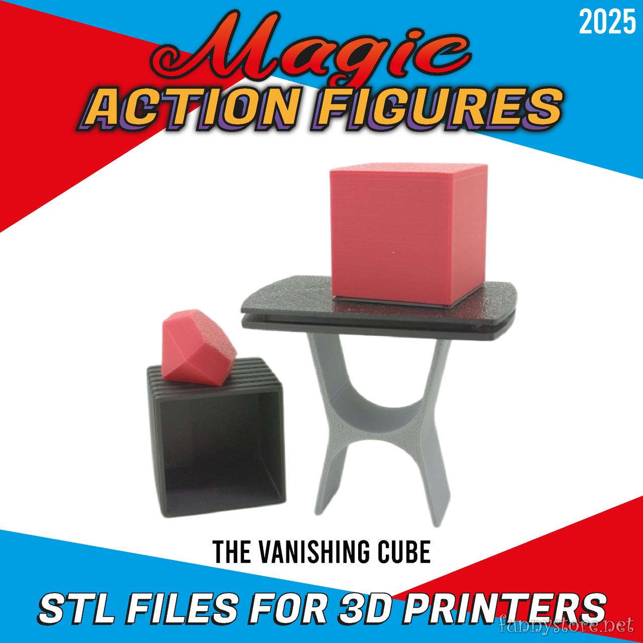 (image for) 3D Printable Action figure CREATIVITY LAB - The Vanishing Cube