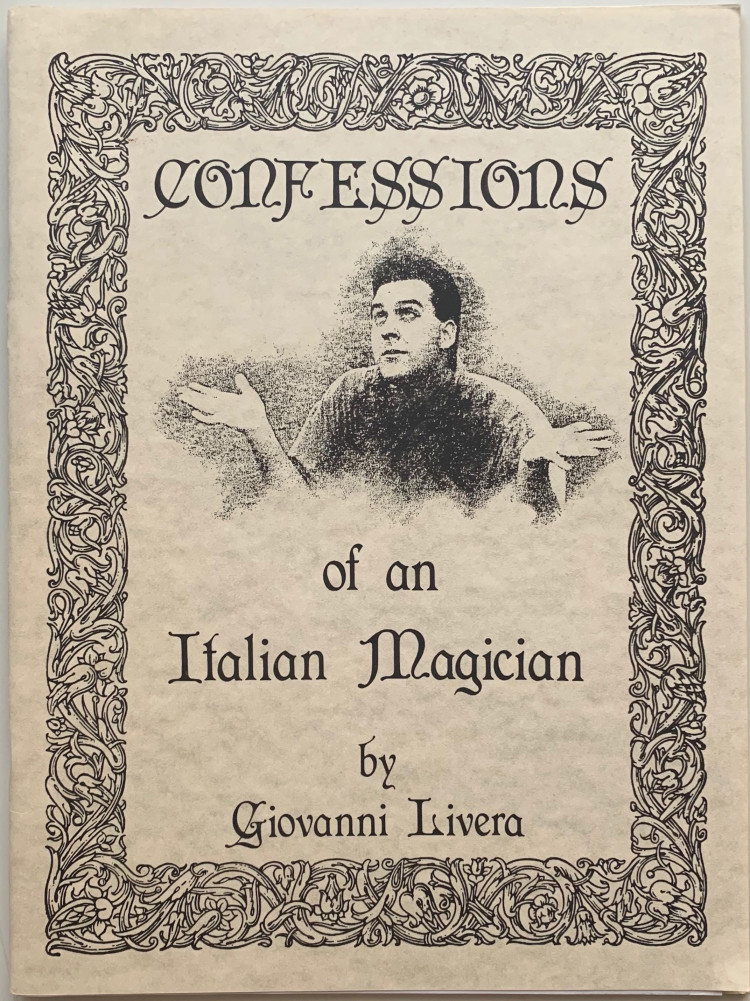 (image for) GIOVANI LIVERA - CONFESSIONS OF AN ITALIAN MAGICIAN