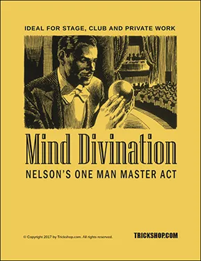 (image for) Robert A. Nelson - Mind Divination - One Man Master Act