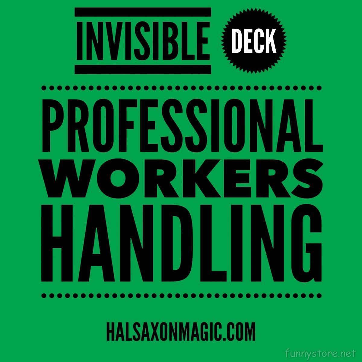 (image for) Hal Saxon - Invisible Deck Professional Workers Handling (Video+PDF)